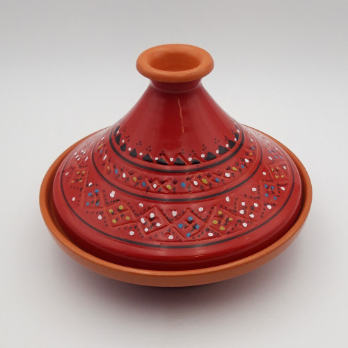 Tajine de cuisson Marrakech Rouge - D 27 cm