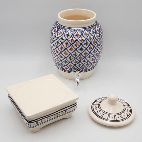 Vinaigrier grande capacité Bakir Bleu 5 L