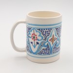 Tasse avec couvercle en céramique 25 cL Marocain Turquoise