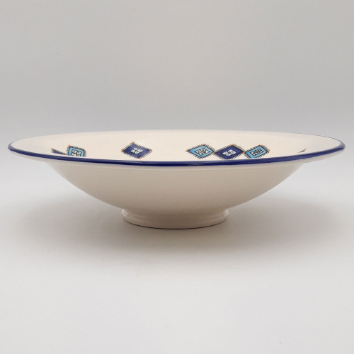 Plat Tebsi Sahel bleu - D 37 cm