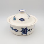 Cocotte Querouana Sahel bleu - D 25 cm