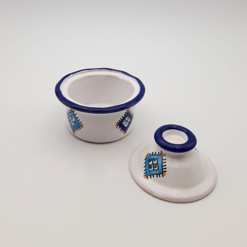 Cocotte Querouana Khelel bleu - D 10 cm