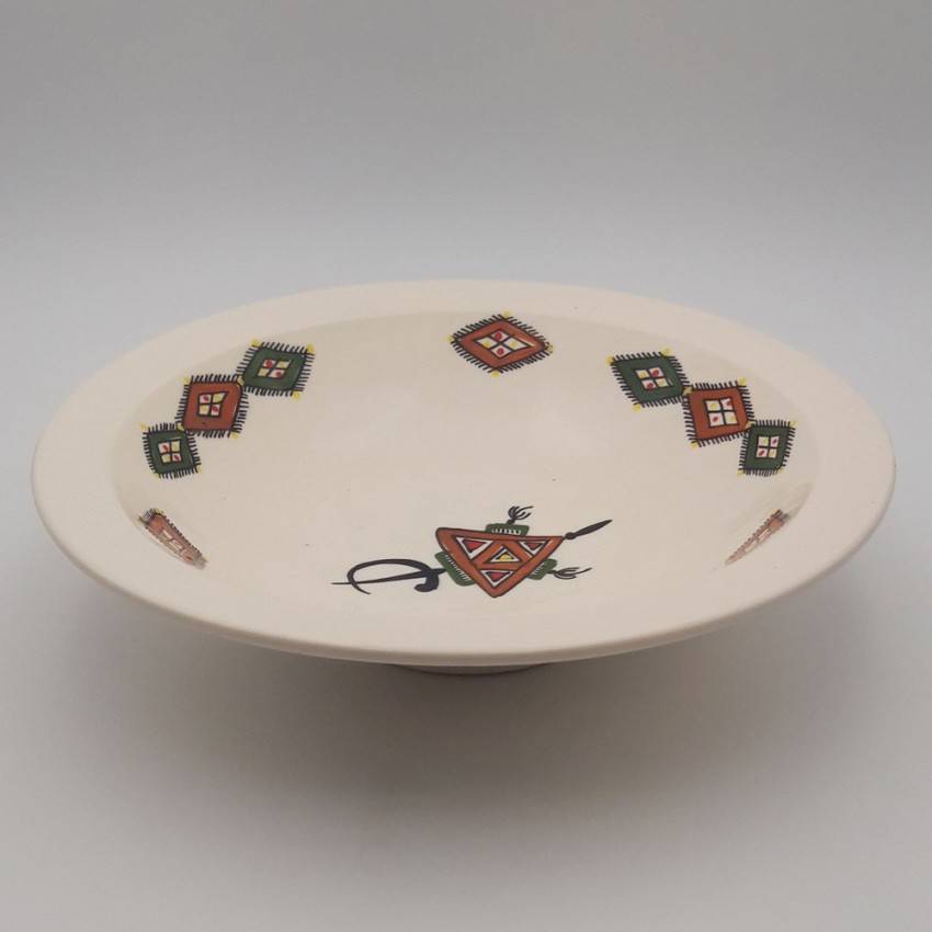 Plat Tebsi Sahel beige - D 37 cm