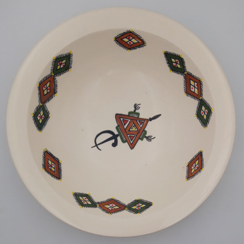 Plat Tebsi Sahel beige - D 37 cm