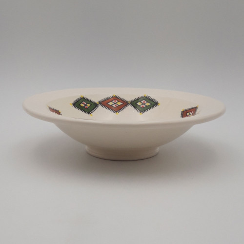 Lot de 6 assiettes Tebsi Sahel beige - D 23 cm