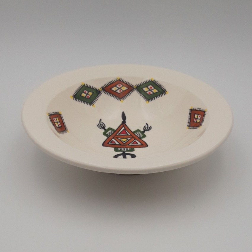 Assiette Tebsi Sahel beige - D 23 cm