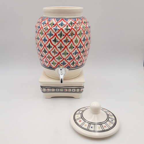 Vinaigrier grande capacité Bakir Rouge 5 L