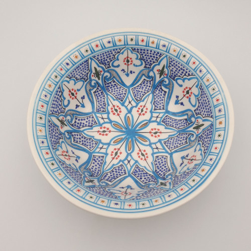 Saladier Marocain Turquoise - D 30 cm