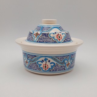 Cocotte Querouana Marocain turquoise - D 20cm