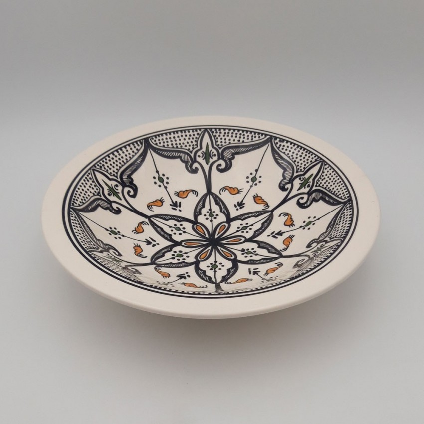 Plat Tebsi Marocain noir - D 37 cm