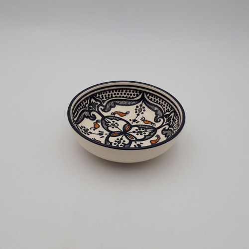 Coupelle jatte Marocain Noir Liseré - D 15 cm