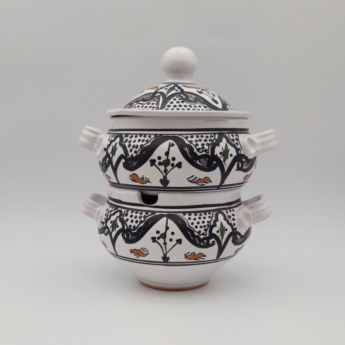 Couscoussier Marocain noir - Petit modèle