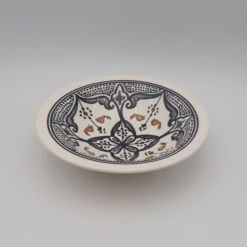 Service à couscous assiettes Tebsi Marocain noir - 6 pers