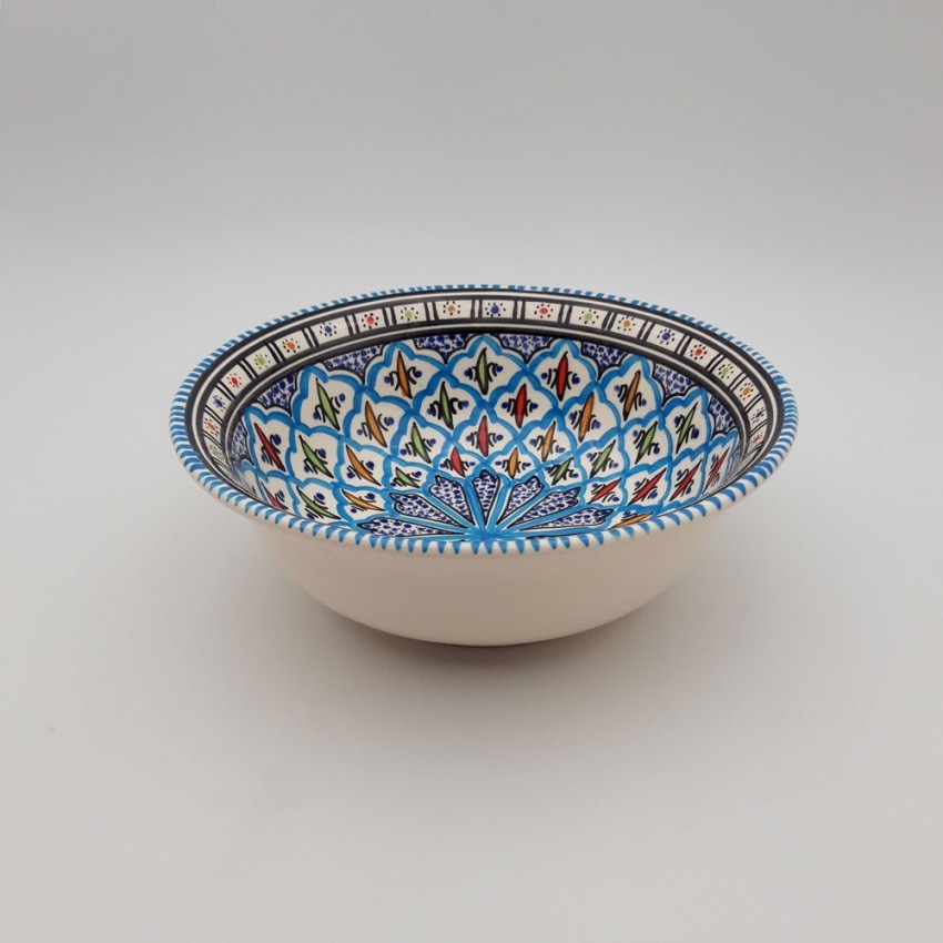 Saladier Bakir turquoise - D 25 cm