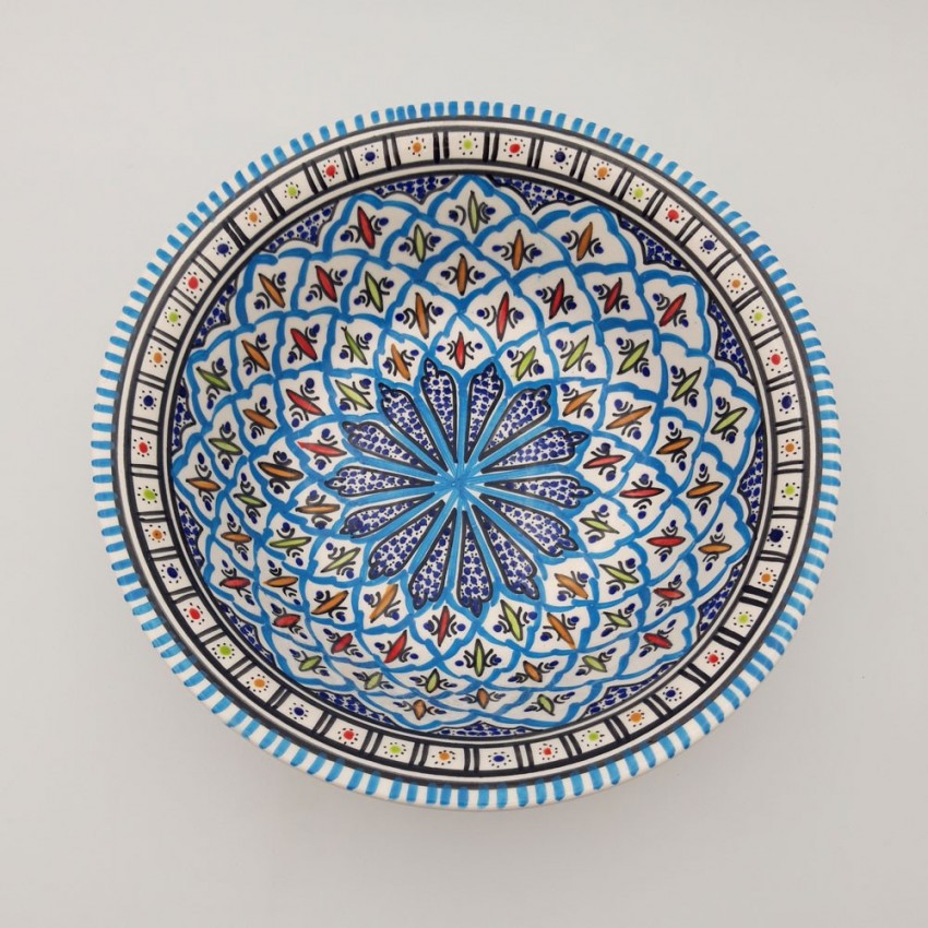 Saladier Bakir turquoise - D 30 cm