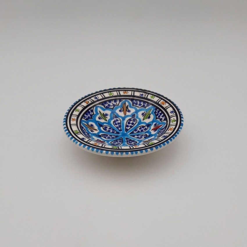 Coupelle Tebsi Bakir Turquoise - D 14 cm