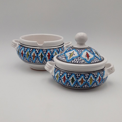 Couscoussier Bakir turquoise - Grand modèle