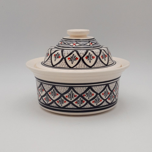 Cocotte Querouana Bakir gris - D 20 cm