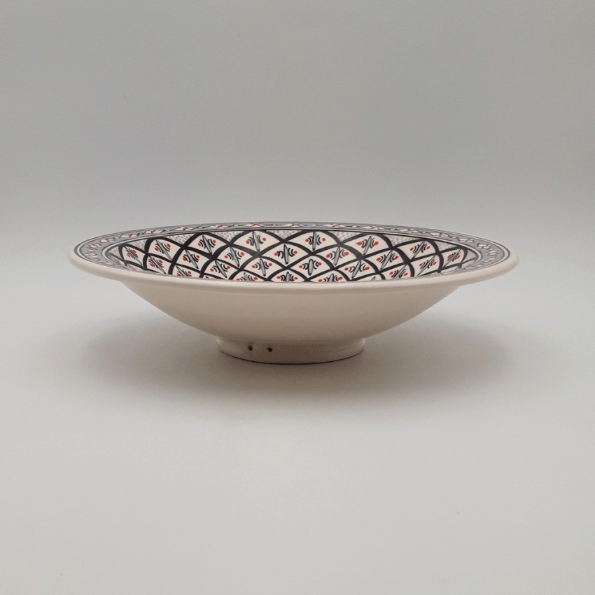 Plat Tebsi Bakir gris - D 33 cm