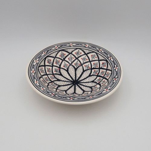 Assiette Tebsi Bakir gris - D 23 cm 2
