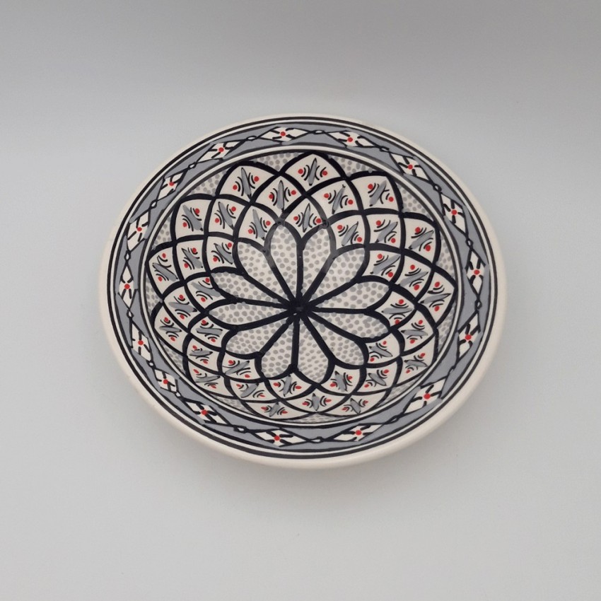 Assiette Tebsi Bakir gris - D 23 cm