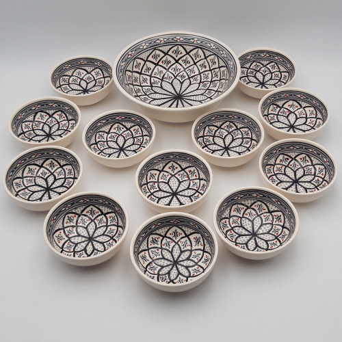 Service à salade de fruits Bakir gris - 12 pers 2