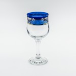 Verres à pied Hassen Bleu 20 cl x 6 - Coffret