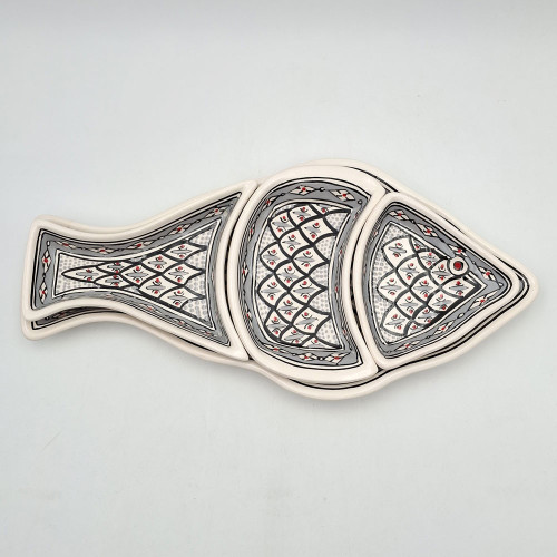 Service apéritif Poisson Bakir Gris