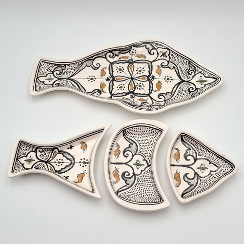 Service apéritif Poisson Marocain Noir