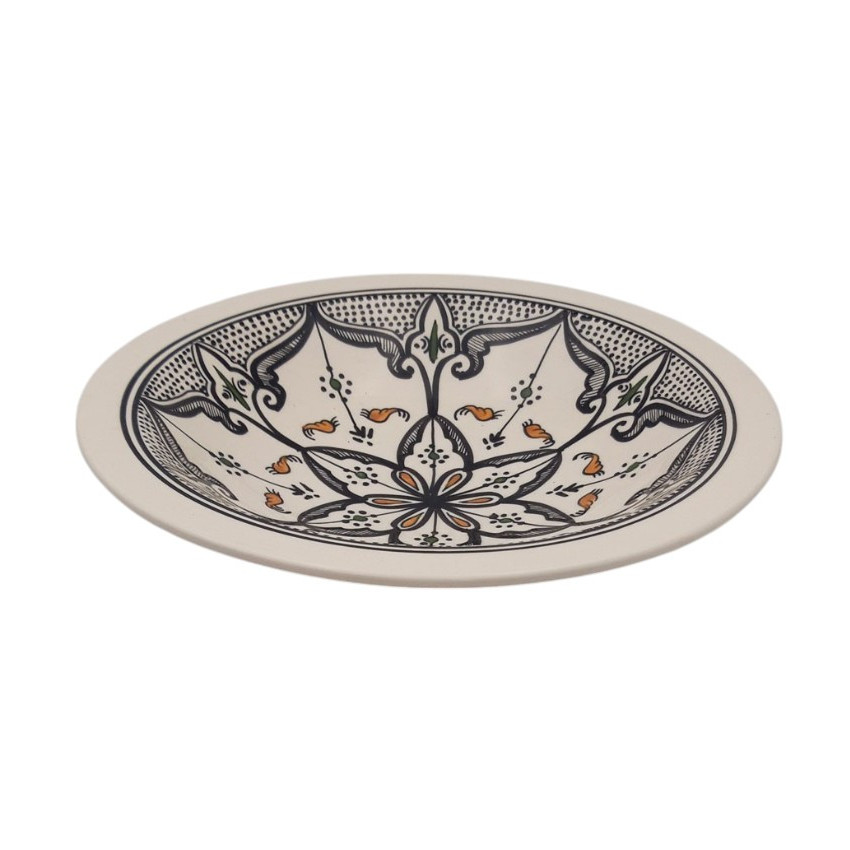 Plat Tebsi Marocain noir - D 37 cm