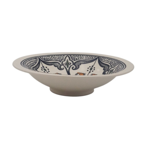 Plat Tebsi Marocain noir - D 27 cm