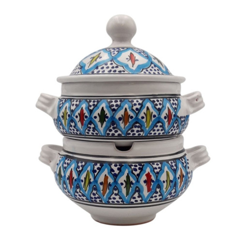 Couscoussier Bakir turquoise - Petit modèle 2