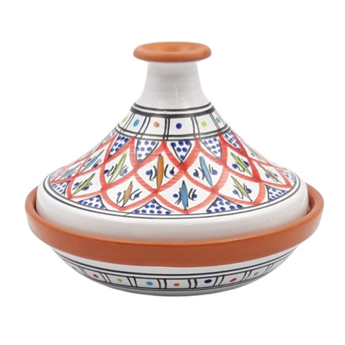 Tajine individuel évasé Bakir rouge - D 22 cm 2