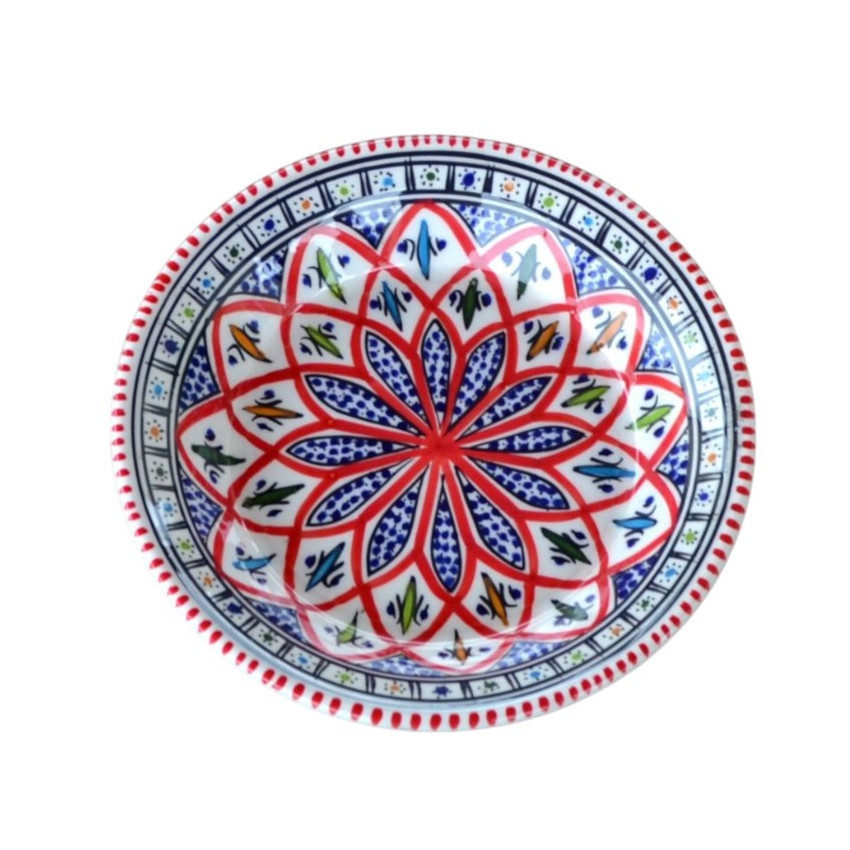 Assiette creuse Bakir rouge - D 24 cm