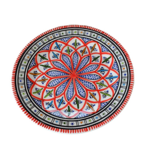 Assiette plate Bakir rouge - D 28 cm