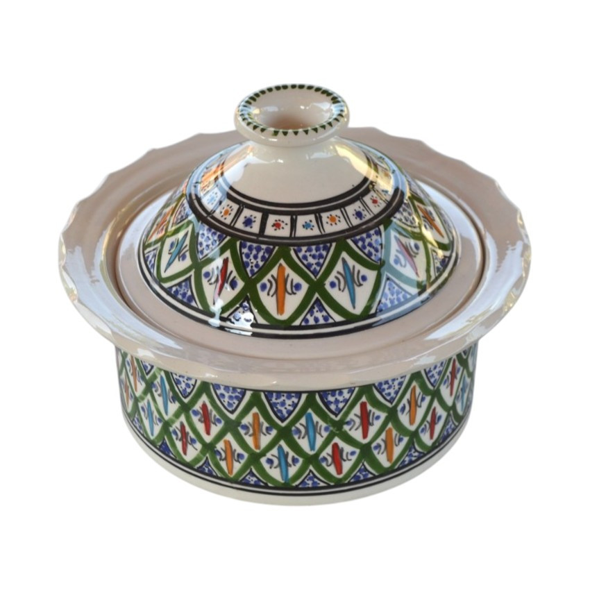 Cocotte Querouana Bakir vert - D 20 cm