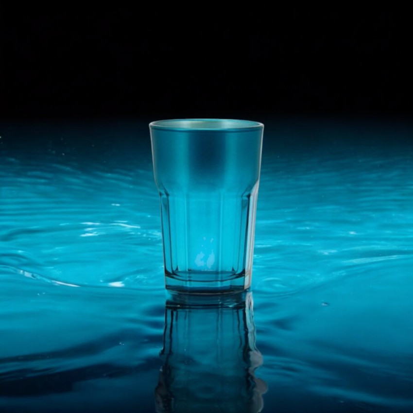 Verres à eau colorés Médina 38 cl x 3
