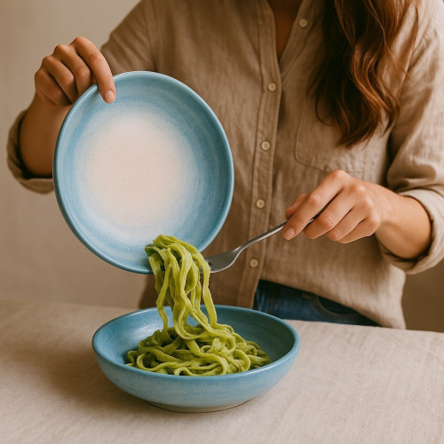 Assiette creuse Lagoon - D 21.5 cm