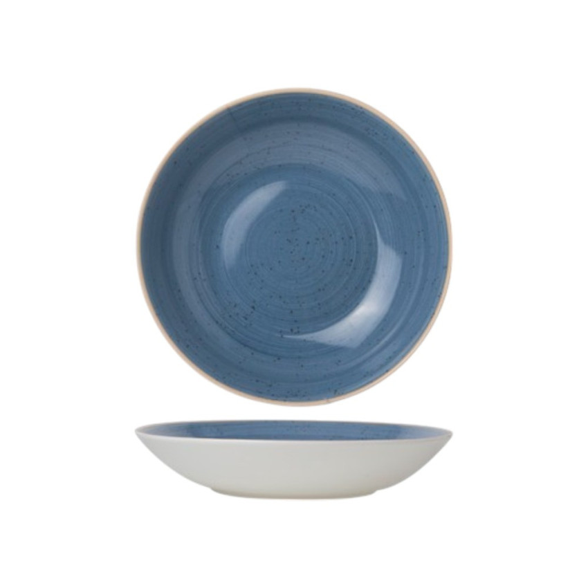 Assiette creuse Terra Blue - D 20 cm