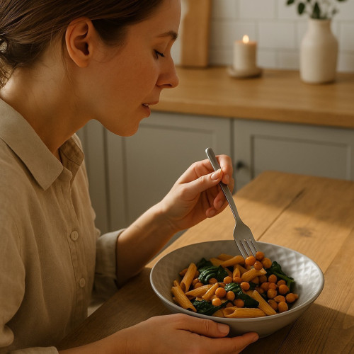 Assiette creuse Prisma gris - D 20 cm