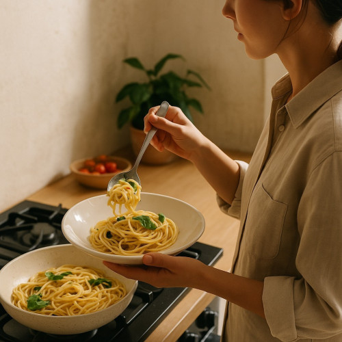 Assiette creuse Ice Cream Grey - D 22 cm