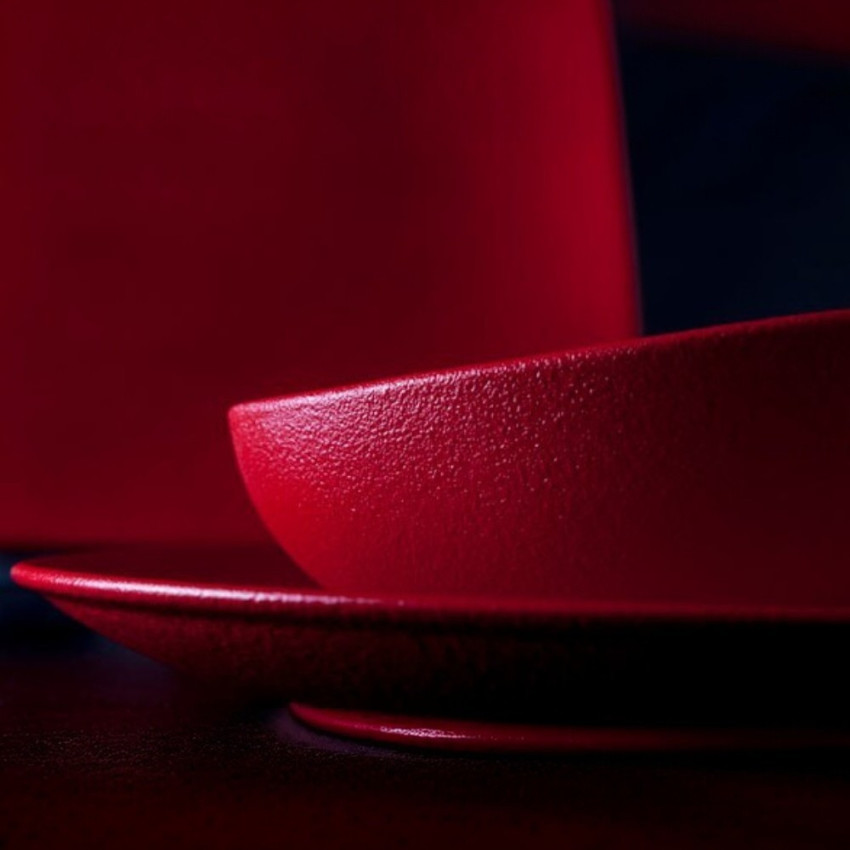 Assiette creuse Dazzle Rouge - D 20 cm
