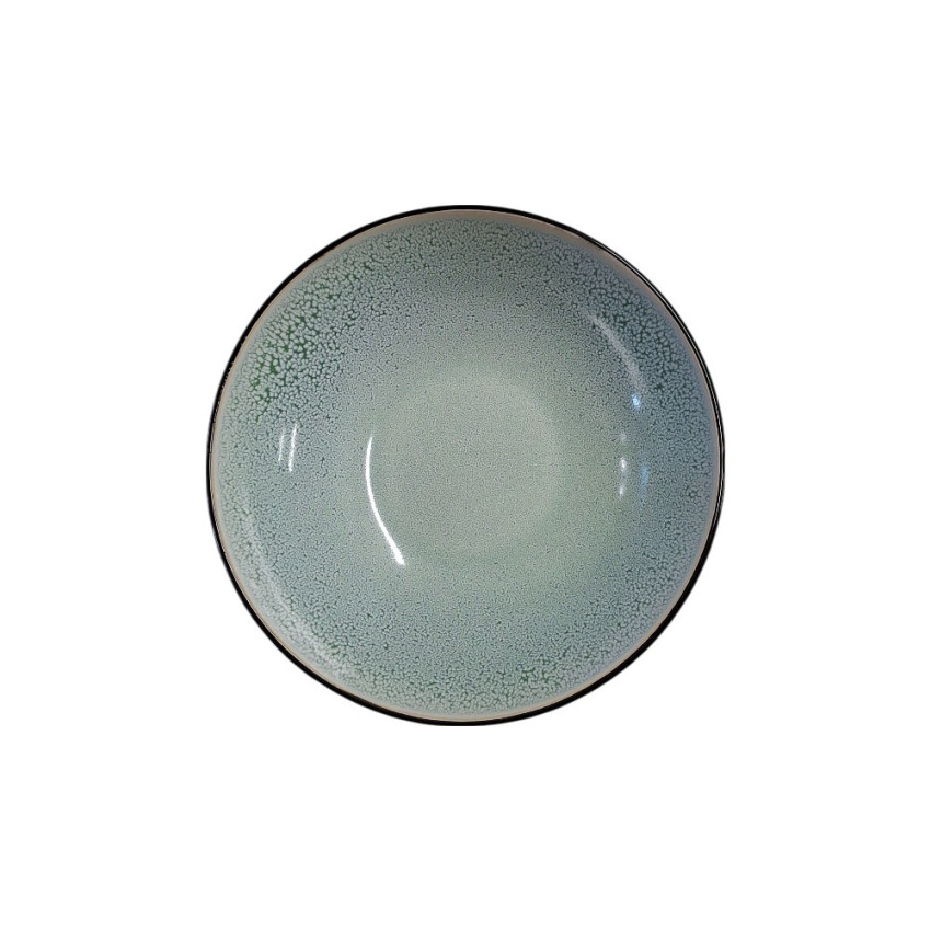 Assiette creuse Finesse Vert - D 20 cm