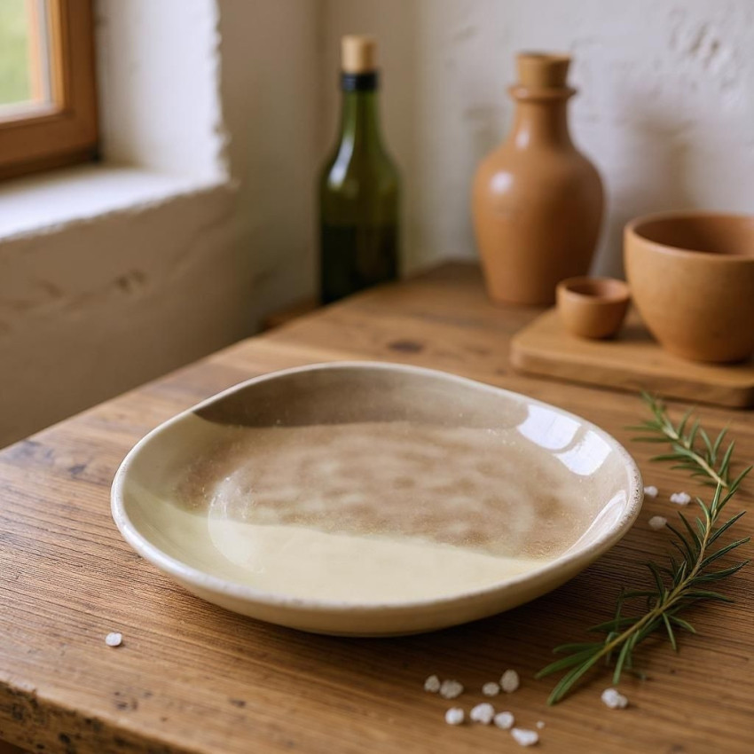 Petite assiette à entrée ou à dessert Yinci - D 16.5*20 cm