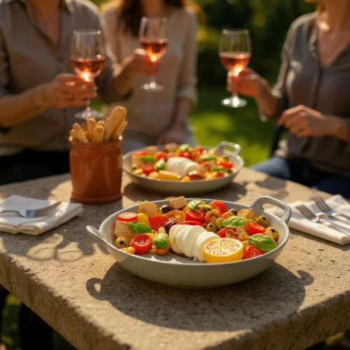 Plat de service Asmara - D 28 cm