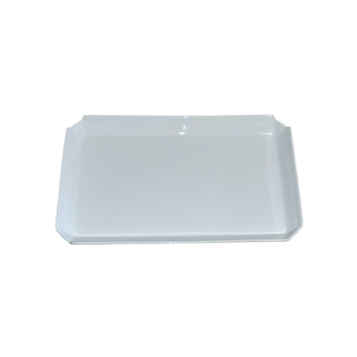 Assiette plate rectangle Edge - D 30.5*19.5 cm