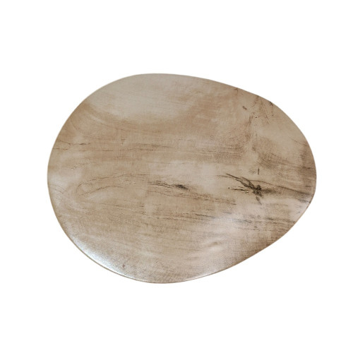 Assiette plate de présentation Palissandro - D 37*29 cm