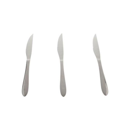 Couteaux à steak en acier inoxydable New Sleek x 3