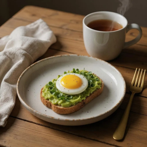 Assiette plate Punto Gris moucheté - D 25.7 cm