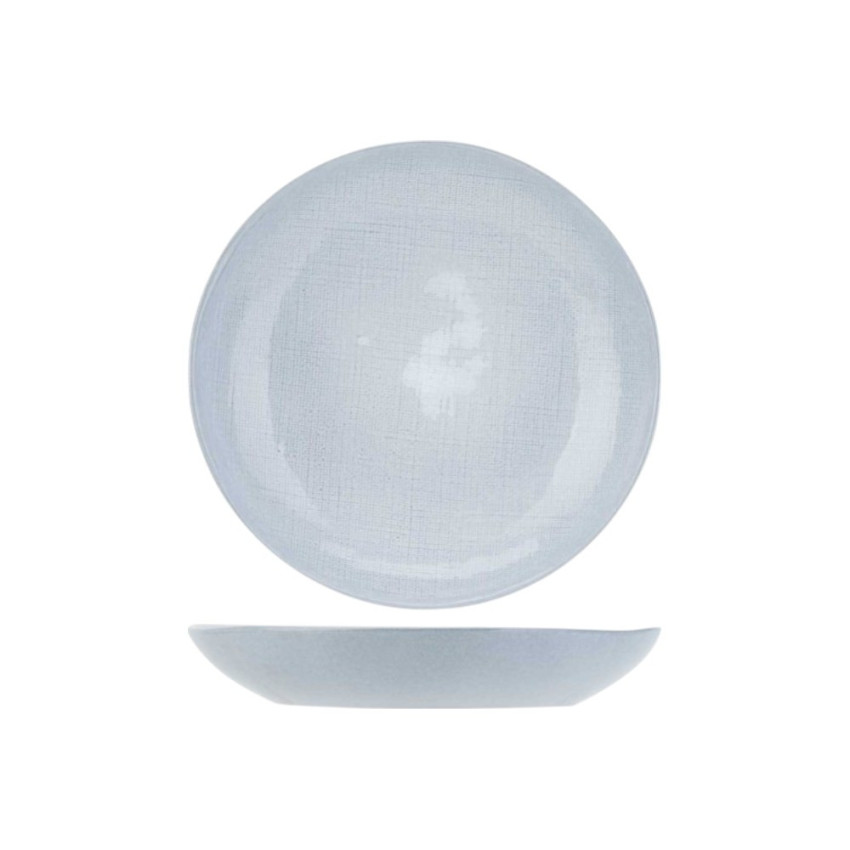 Assiette creuse Sajet gris - D 24 cm